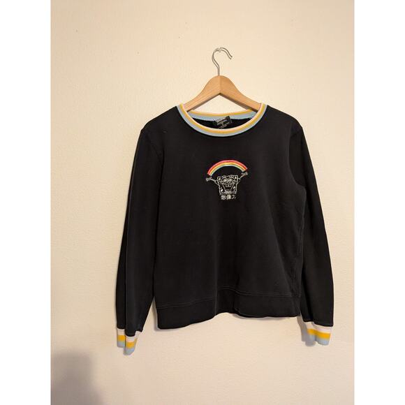 box lunch rainbow spongebob sweater size M cotton blend - Picture 5 of 5